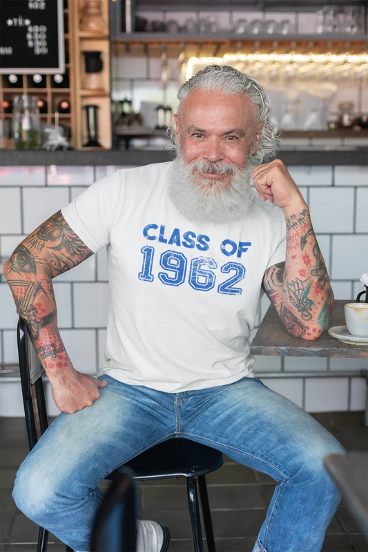 1962, Class of, t-Shirt Homme, Tshirt Anniversaire, Cadeau Homme