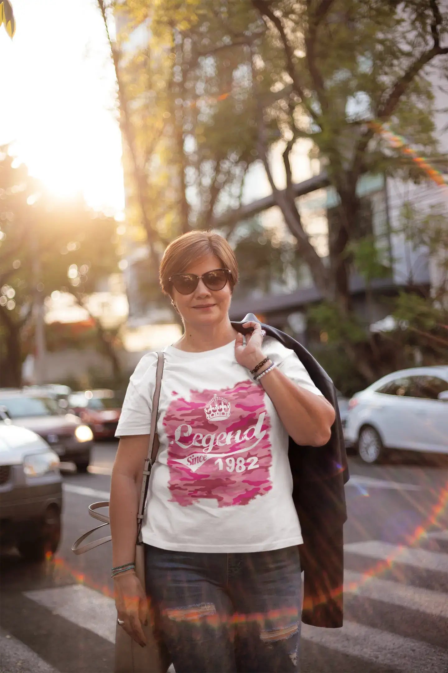 Femme Tee Vintage T Shirt 1982, Printed Birthday