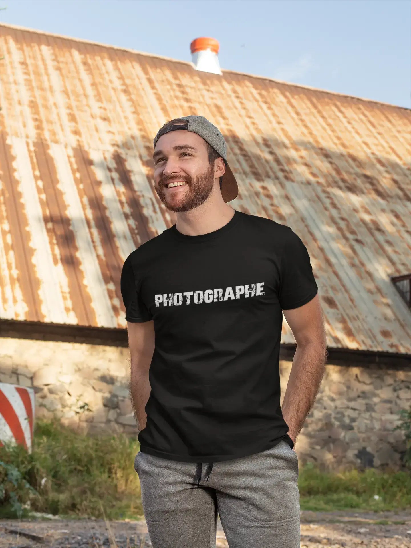 Homme Tee Vintage T Shirt Photographe