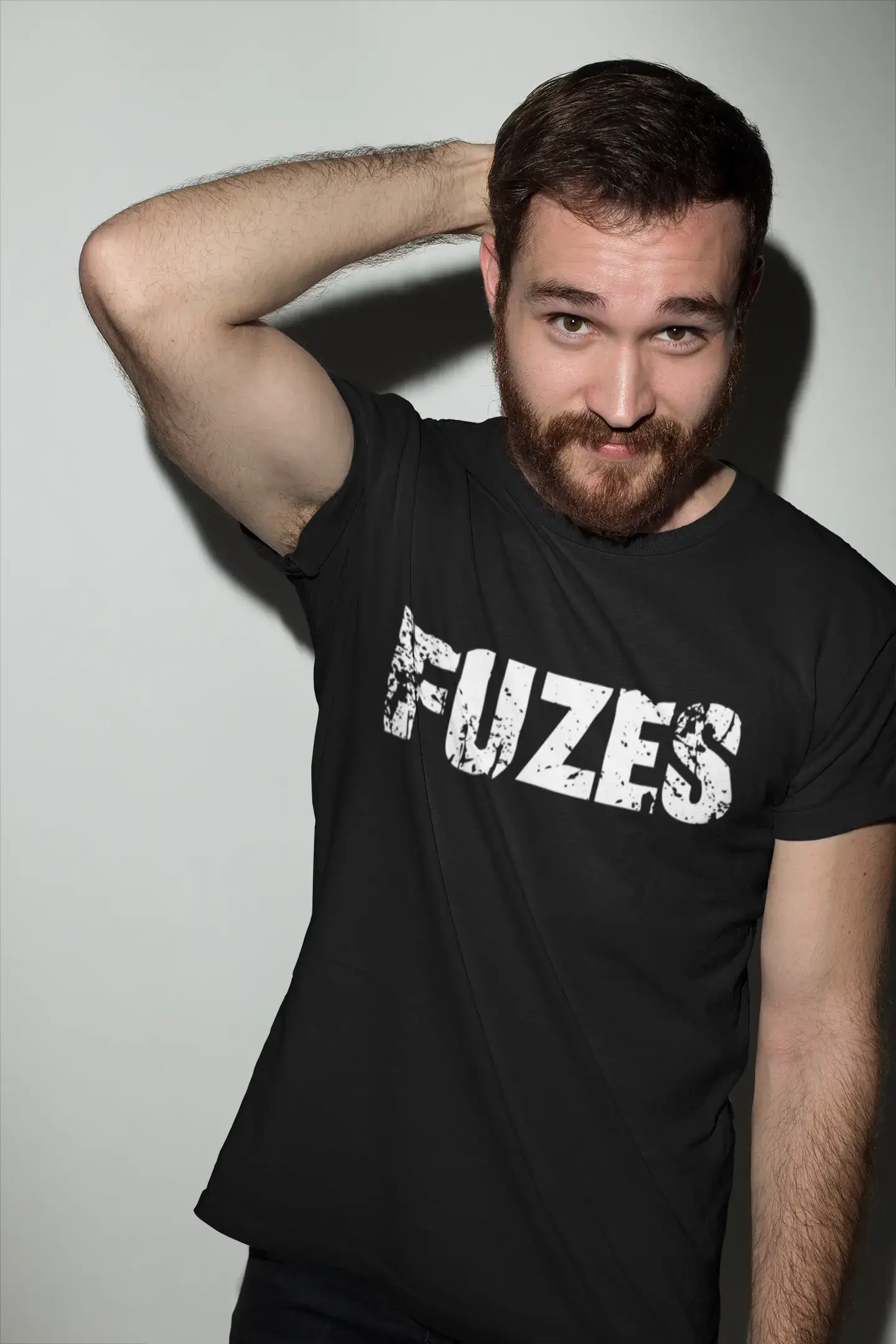 fuzes Men's Retro T shirt Black Birthday Gift 00553