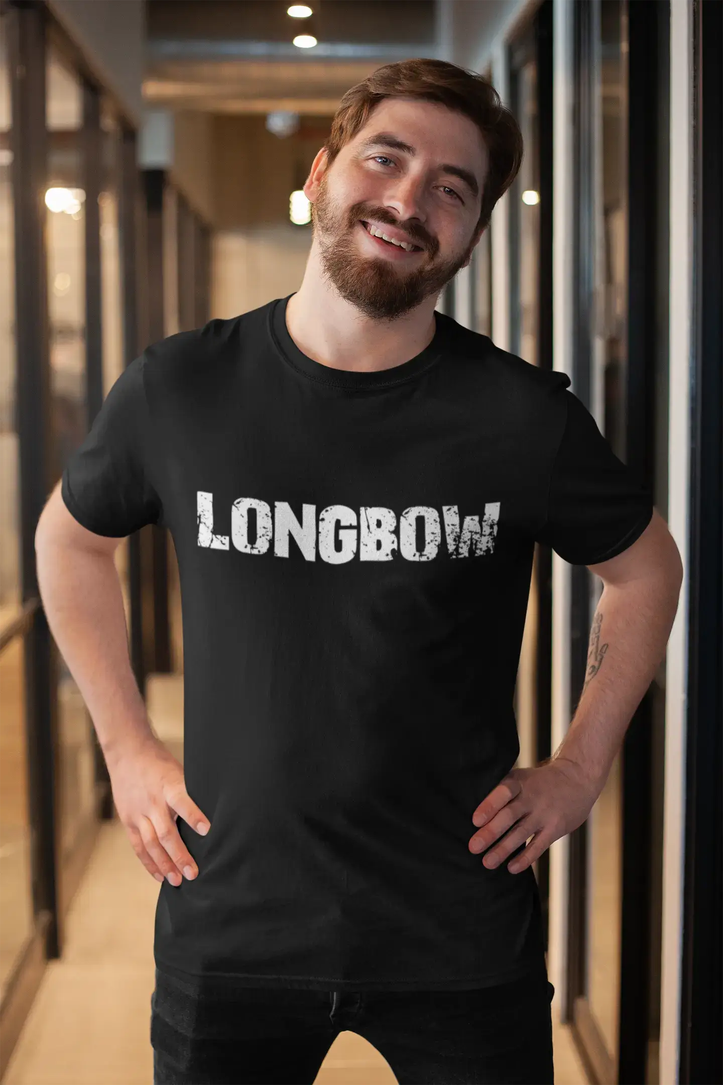 Homme T Shirt Graphique Imprimé Vintage Tee Longbow