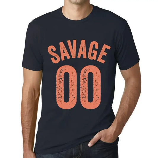 Men's Graphic T-Shirt Savage 00 2024 Vintage Eco-Friendly Short Sleeve Novelty Tee