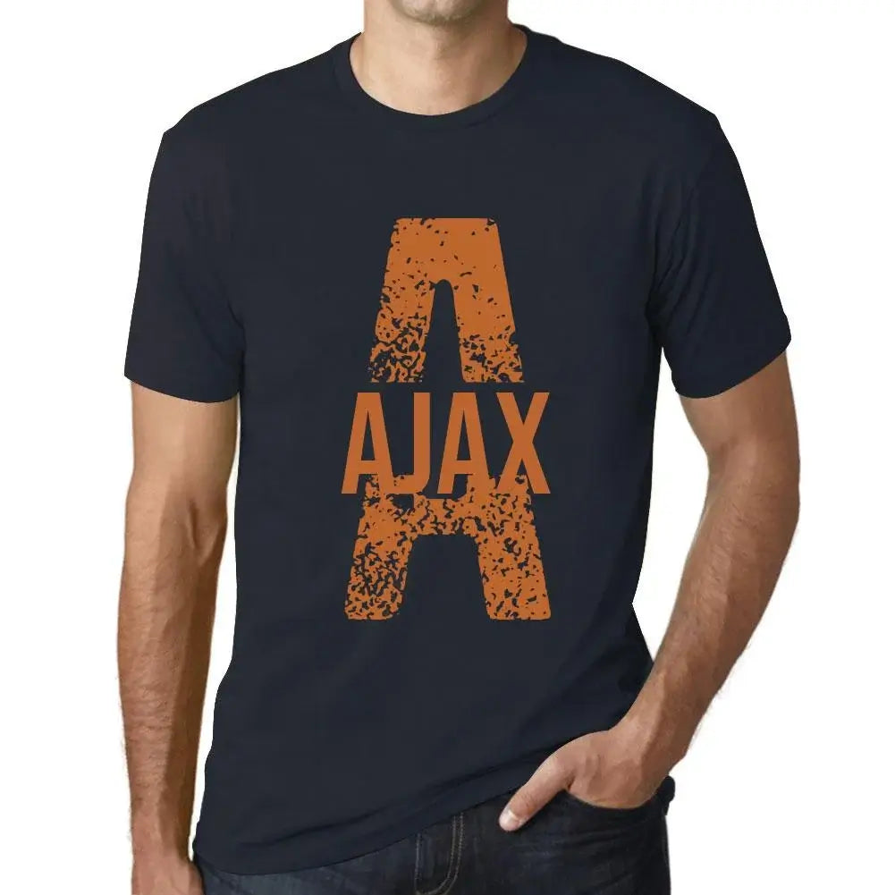 Men's Graphic T-Shirt Ajax Eco-Friendly Limited Edition Short Sleeve Tee-Shirt Vintage Birthday Gift Novelty