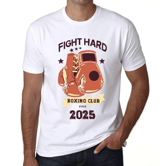 Men's Graphic T-Shirt Boxing Club Fight Hard Since 2025