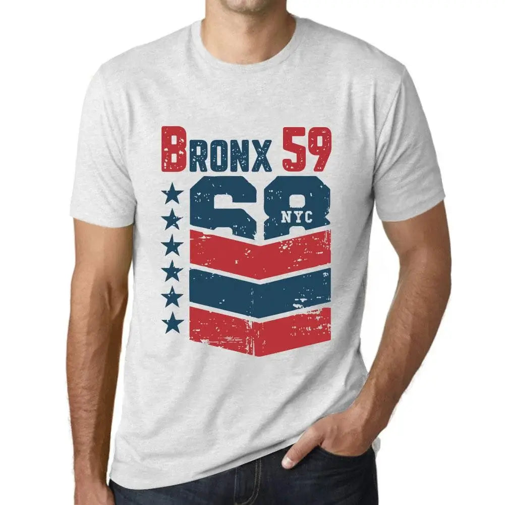 Men's Graphic T-Shirt Bronx 59 59th Birthday Anniversary 59 Year Old Gift 1965 Vintage Eco-Friendly Short Sleeve Novelty Tee