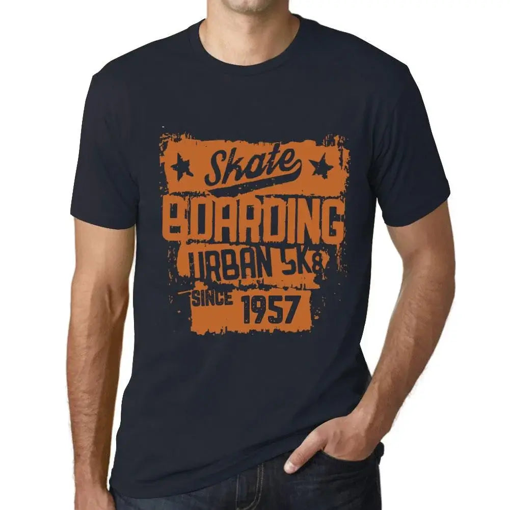 Men's Graphic T-Shirt Urban Skateboard Since 1957 67th Birthday Anniversary 67 Year Old Gift 1957 Vintage Eco-Friendly Short Sleeve Novelty Tee