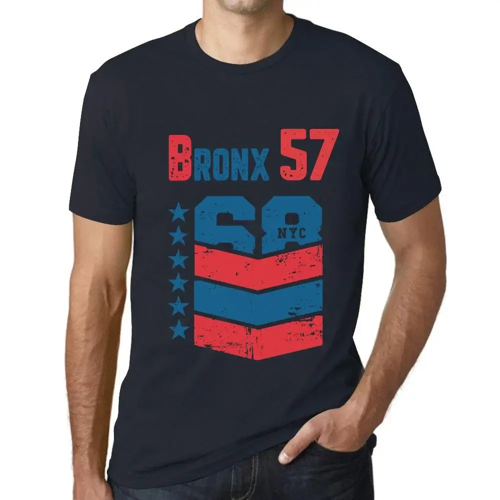 Men's Graphic T-Shirt Bronx 57 57th Birthday Anniversary 57 Year Old Gift 1967 Vintage Eco-Friendly Short Sleeve Novelty Tee