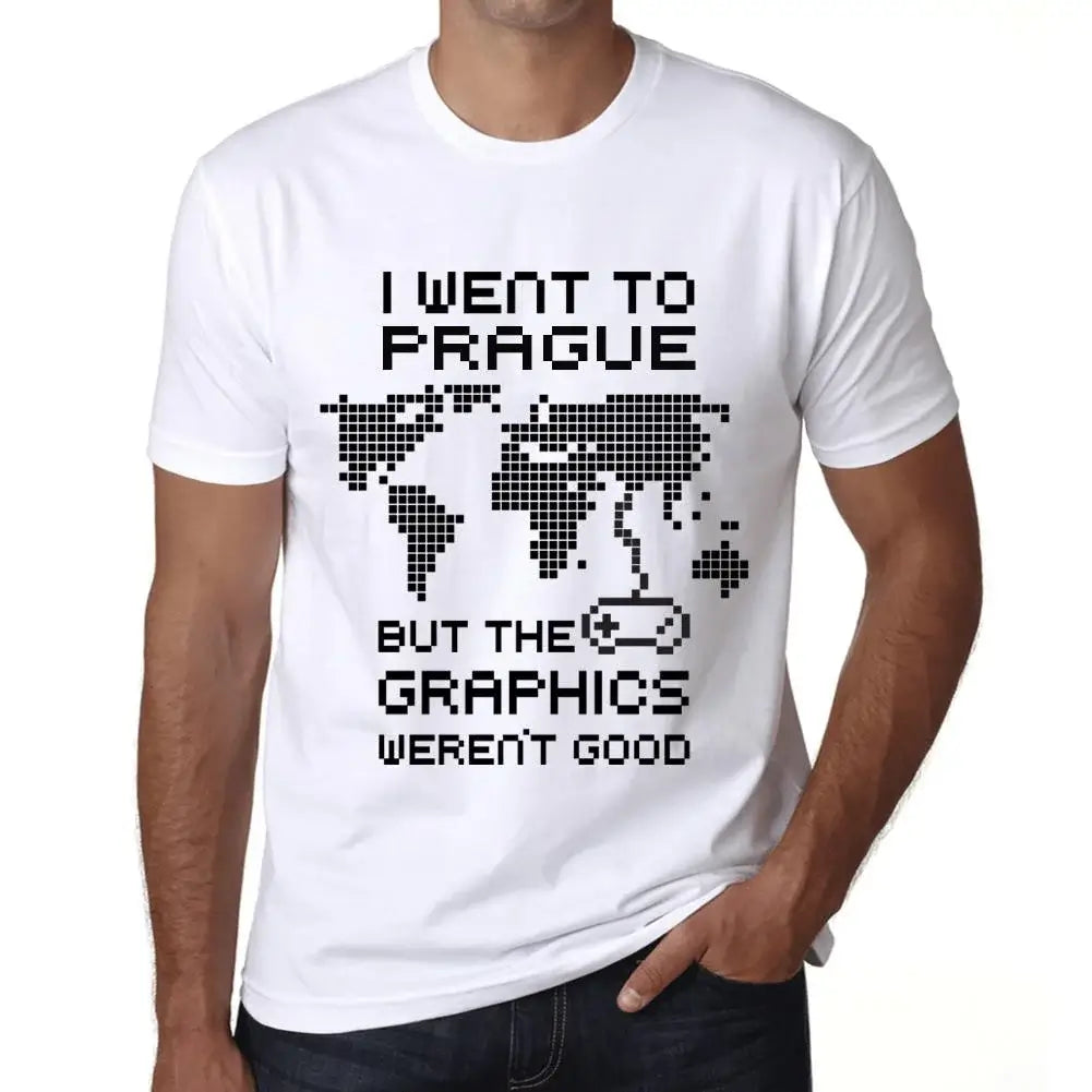 Men's Graphic T-Shirt I Went To Prague But The Graphics Weren’t Good Eco-Friendly Limited Edition Short Sleeve Tee-Shirt Vintage Birthday Gift Novelty