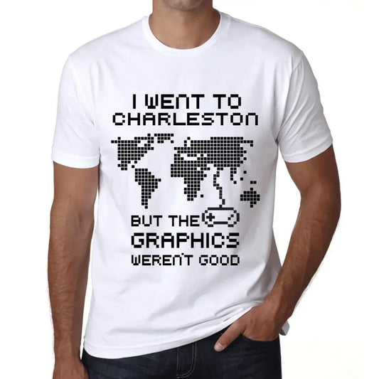 Men's Graphic T-Shirt I Went To Charleston But The Graphics Weren’t Good Eco-Friendly Limited Edition Short Sleeve Tee-Shirt Vintage Birthday Gift Novelty