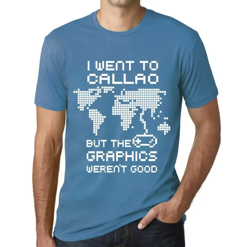 Men's Graphic T-Shirt I Went To Callao But The Graphics Weren’t Good Eco-Friendly Limited Edition Short Sleeve Tee-Shirt Vintage Birthday Gift Novelty