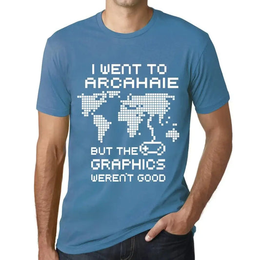 Men's Graphic T-Shirt I Went To Arcahaie But The Graphics Weren’t Good Eco-Friendly Limited Edition Short Sleeve Tee-Shirt Vintage Birthday Gift Novelty