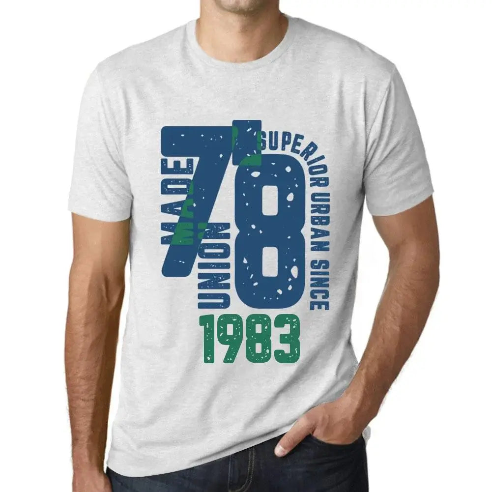 Men's Graphic T-Shirt Superior Urban Style Since 1983 41st Birthday Anniversary 41 Year Old Gift 1983 Vintage Eco-Friendly Short Sleeve Novelty Tee