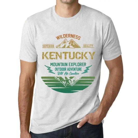 Men's Graphic T-Shirt Outdoor Adventure, Wilderness, Mountain Explorer Kentucky Eco-Friendly Limited Edition Short Sleeve Tee-Shirt Vintage Birthday Gift Novelty