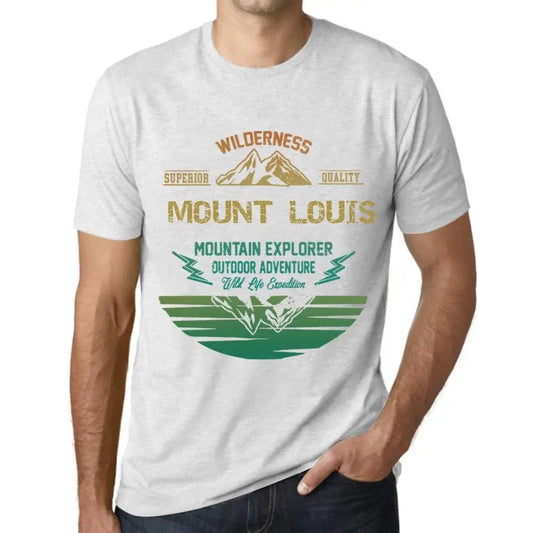 Men's Graphic T-Shirt Outdoor Adventure, Wilderness, Mountain Explorer Mount Louis Eco-Friendly Limited Edition Short Sleeve Tee-Shirt Vintage Birthday Gift Novelty