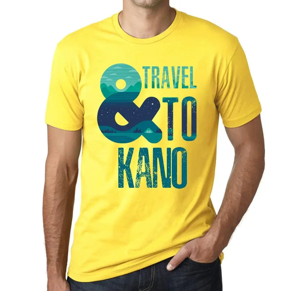 Men's Graphic T-Shirt And Travel To Kano Eco-Friendly Limited Edition Short Sleeve Tee-Shirt Vintage Birthday Gift Novelty