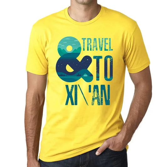 Men's Graphic T-Shirt And Travel To Xi'an Eco-Friendly Limited Edition Short Sleeve Tee-Shirt Vintage Birthday Gift Novelty
