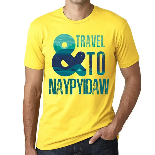 Men's Graphic T-Shirt And Travel To Naypyidaw Eco-Friendly Limited Edition Short Sleeve Tee-Shirt Vintage Birthday Gift Novelty