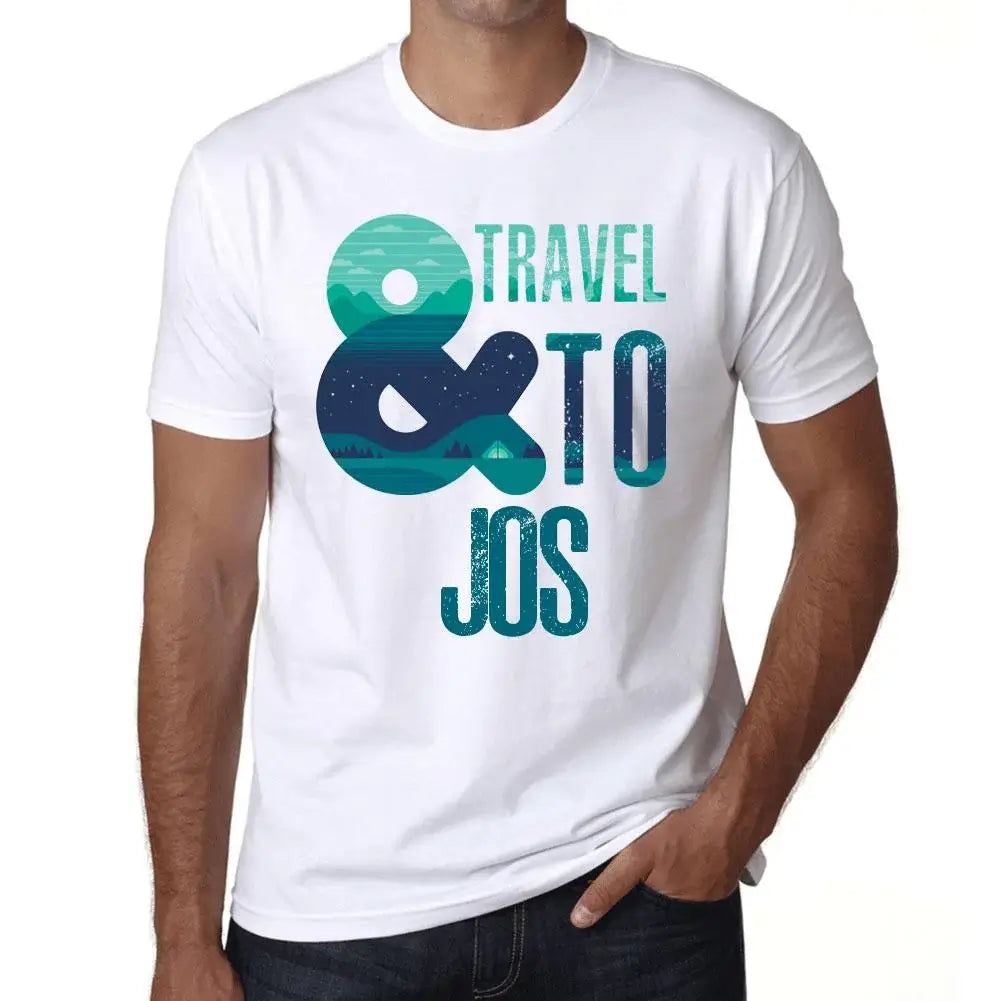 Men's Graphic T-Shirt And Travel To Jos Eco-Friendly Limited Edition Short Sleeve Tee-Shirt Vintage Birthday Gift Novelty