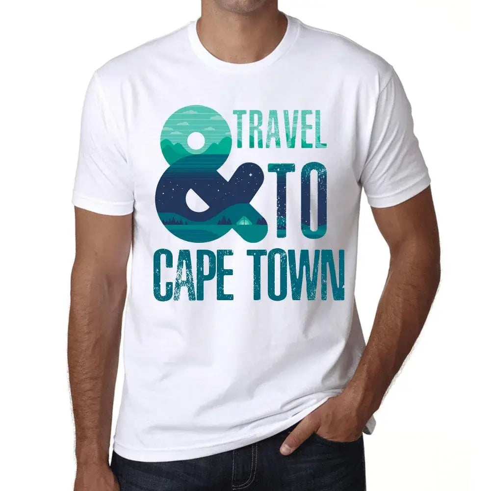 Men's Graphic T-Shirt And Travel To Cape Town Eco-Friendly Limited Edition Short Sleeve Tee-Shirt Vintage Birthday Gift Novelty