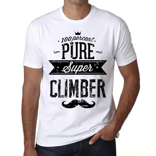 Men's Graphic T-Shirt 100% Pure Super Climber Eco-Friendly Limited Edition Short Sleeve Tee-Shirt Vintage Birthday Gift Novelty