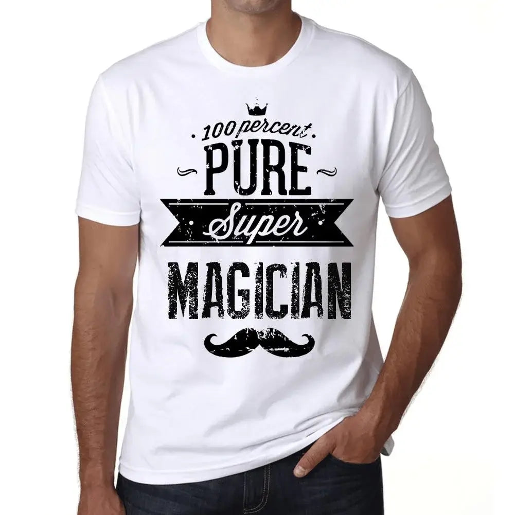 Men's Graphic T-Shirt 100% Pure Super Magician Eco-Friendly Limited Edition Short Sleeve Tee-Shirt Vintage Birthday Gift Novelty