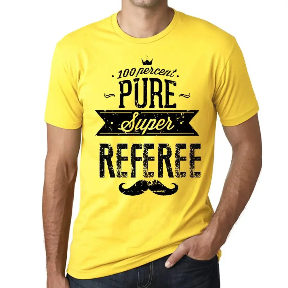 Men's Graphic T-Shirt 100% Pure Super Referee Eco-Friendly Limited Edition Short Sleeve Tee-Shirt Vintage Birthday Gift Novelty