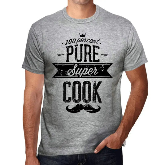 Men's Graphic T-Shirt 100% Pure Super Cook Eco-Friendly Limited Edition Short Sleeve Tee-Shirt Vintage Birthday Gift Novelty