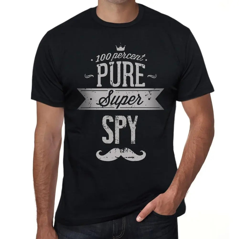 Men's Graphic T-Shirt 100% Pure Super Spy Eco-Friendly Limited Edition Short Sleeve Tee-Shirt Vintage Birthday Gift Novelty