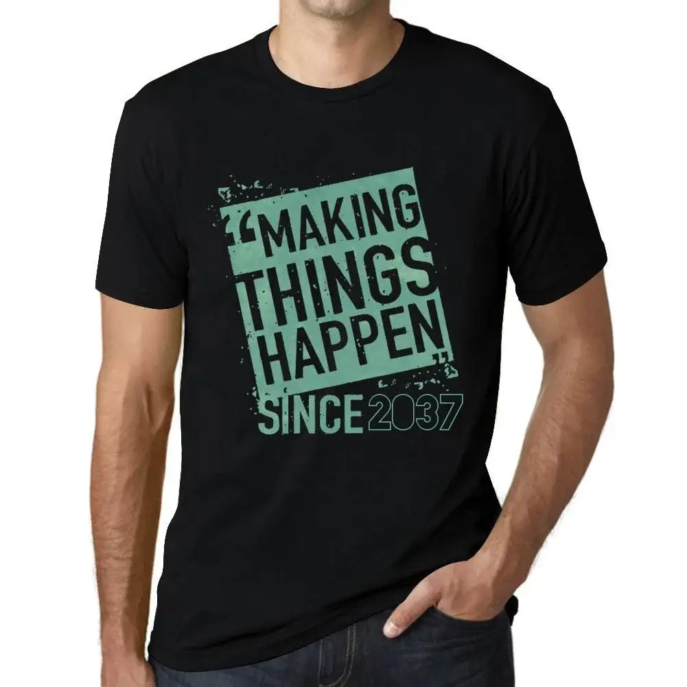 Men's Graphic T-Shirt Making Things Happen Since 2037