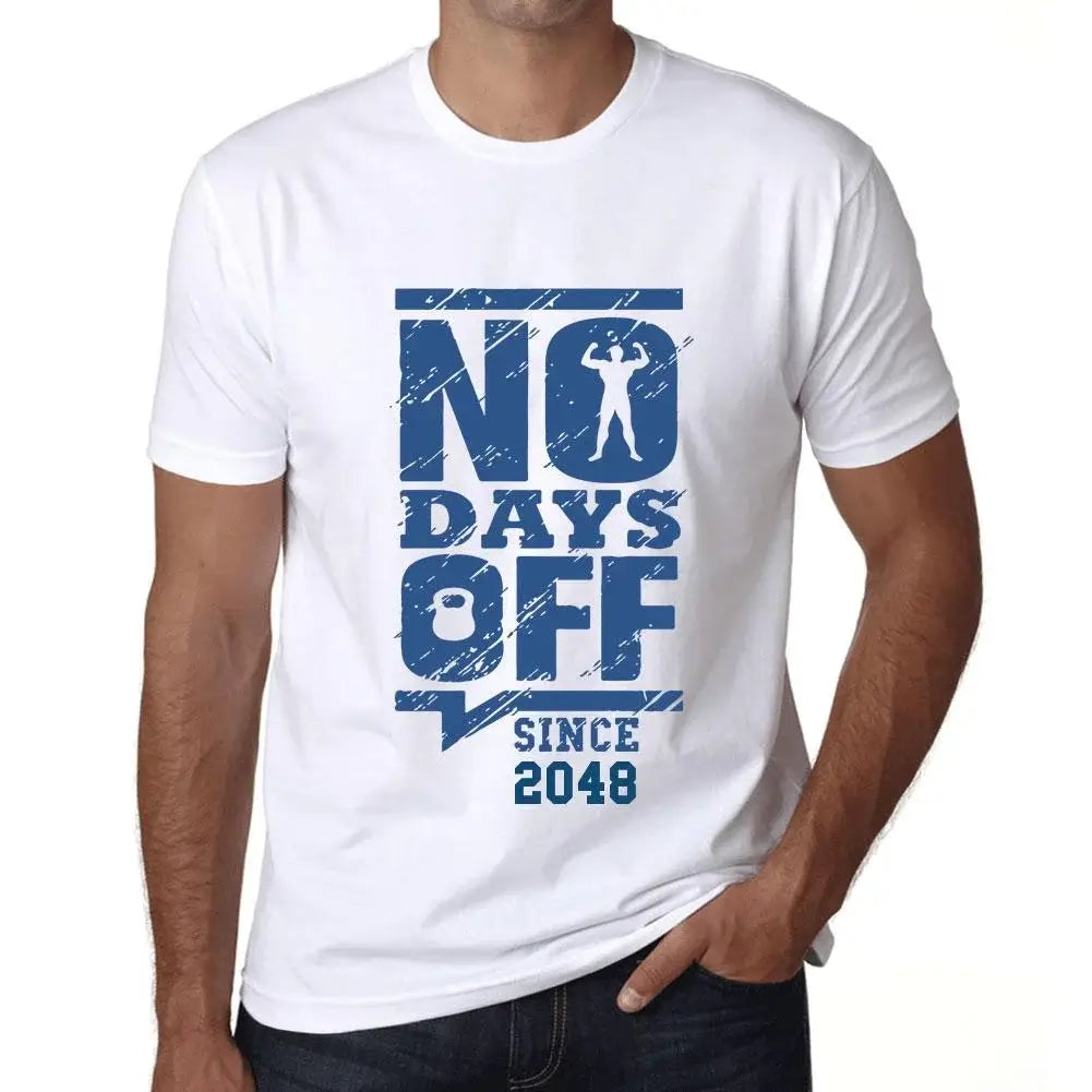 Men's Graphic T-Shirt No Days Off Since 2048