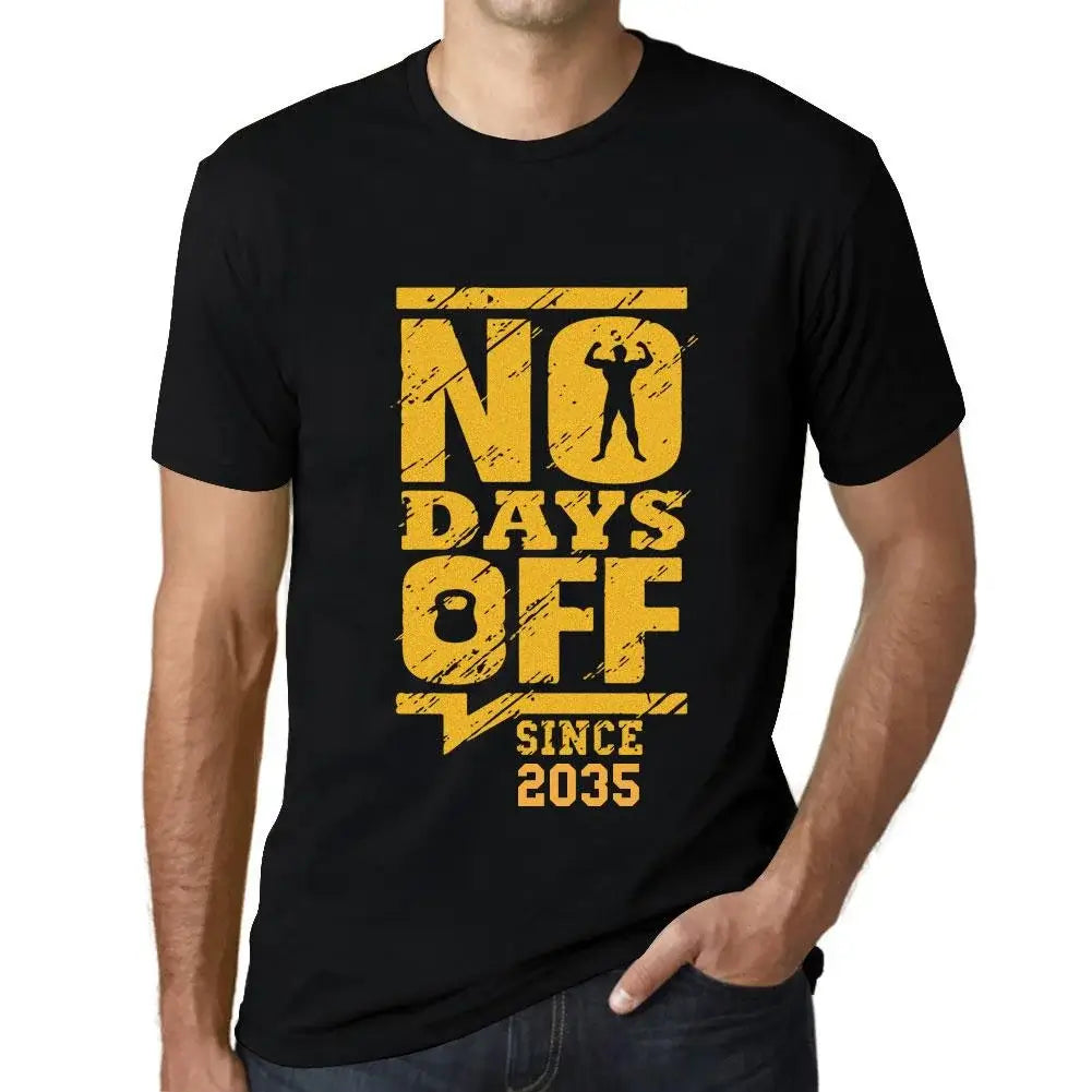 Men's Graphic T-Shirt No Days Off Since 2035