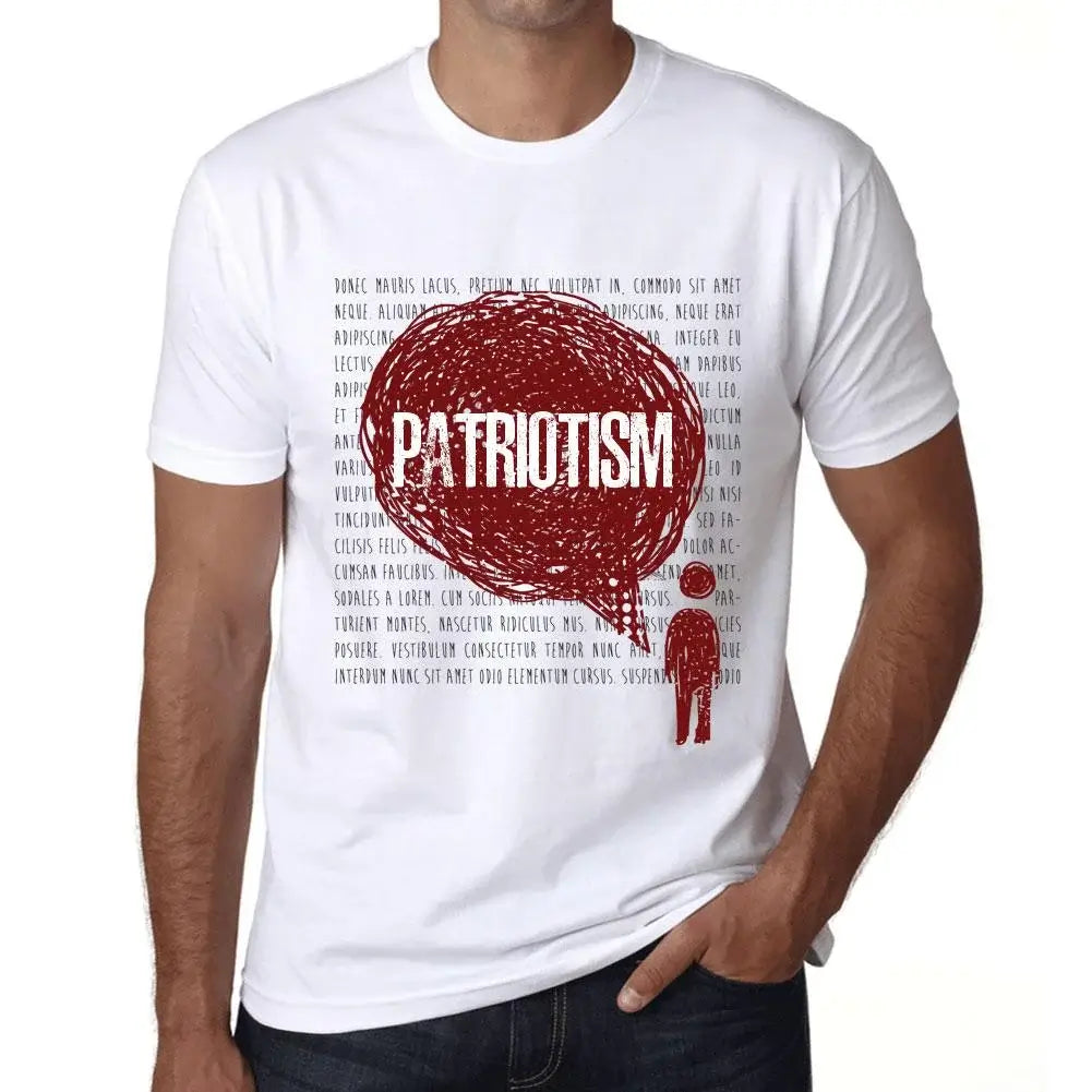 Men's Graphic T-Shirt Thoughts Patriotism Eco-Friendly Limited Edition Short Sleeve Tee-Shirt Vintage Birthday Gift Novelty