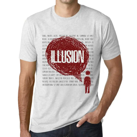 Men's Graphic T-Shirt Thoughts Illusion Eco-Friendly Limited Edition Short Sleeve Tee-Shirt Vintage Birthday Gift Novelty