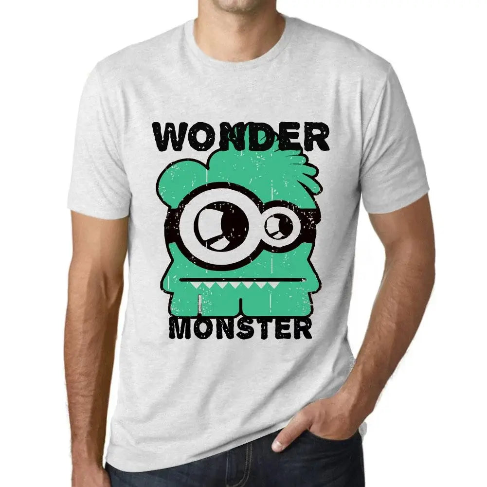 Men's Graphic T-Shirt Wonder Monster Eco-Friendly Limited Edition Short Sleeve Tee-Shirt Vintage Birthday Gift Novelty