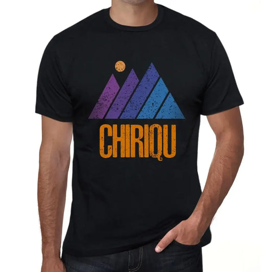 Men's Graphic T-Shirt Mountain Chiriqu Eco-Friendly Limited Edition Short Sleeve Tee-Shirt Vintage Birthday Gift Novelty