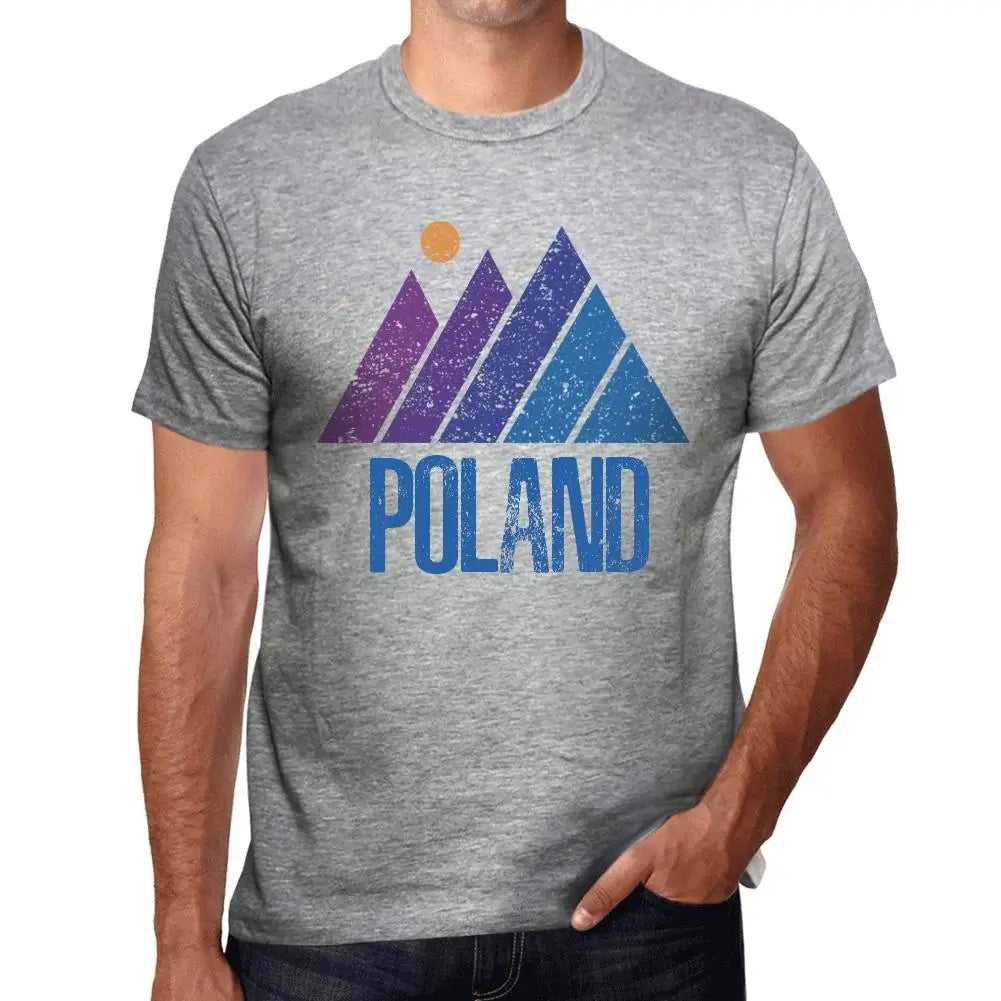 Men's Graphic T-Shirt Mountain Poland Eco-Friendly Limited Edition Short Sleeve Tee-Shirt Vintage Birthday Gift Novelty