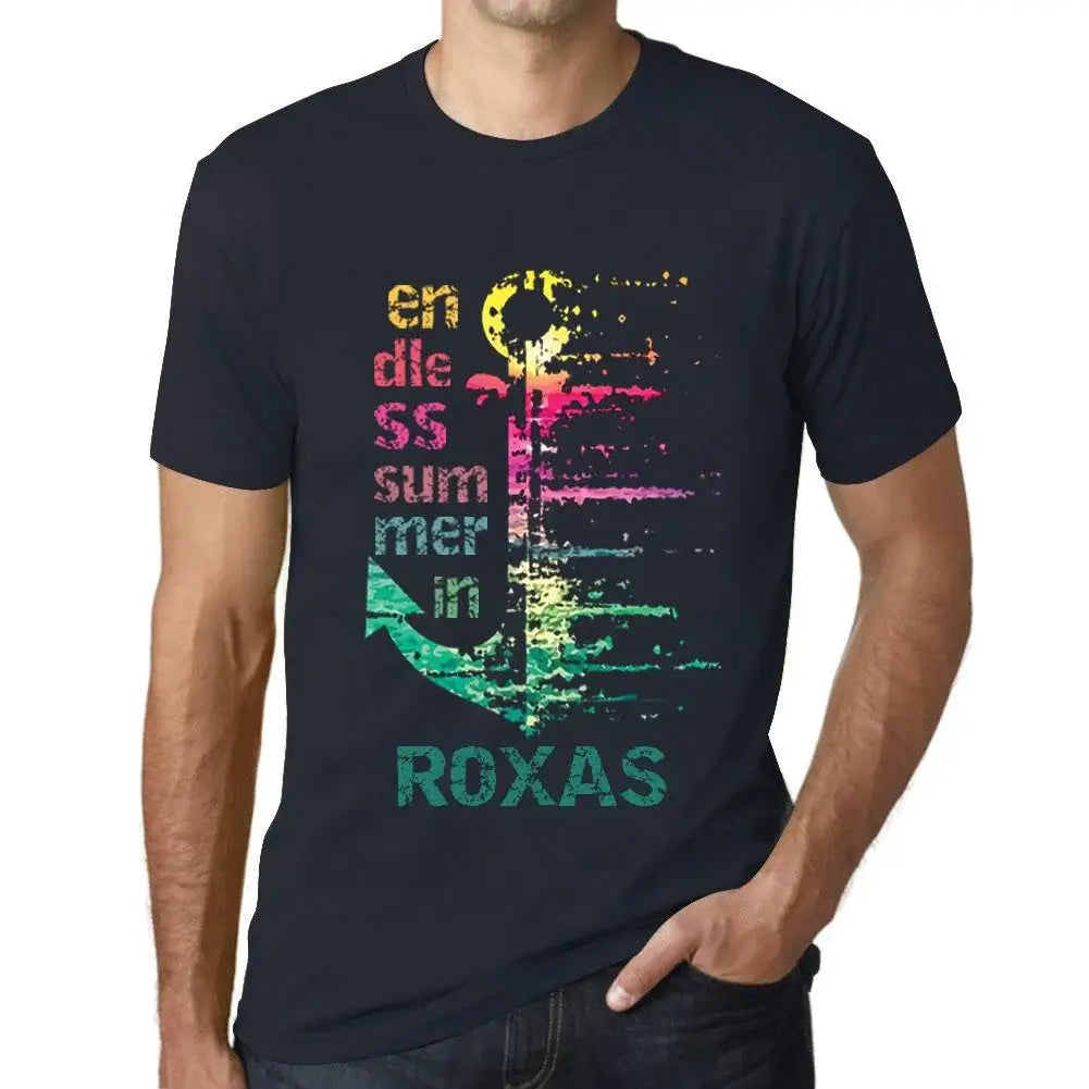 Men's Graphic T-Shirt Endless Summer In Roxas Eco-Friendly Limited Edition Short Sleeve Tee-Shirt Vintage Birthday Gift Novelty