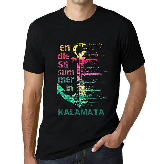 Men's Graphic T-Shirt Endless Summer In Kalamata Eco-Friendly Limited Edition Short Sleeve Tee-Shirt Vintage Birthday Gift Novelty