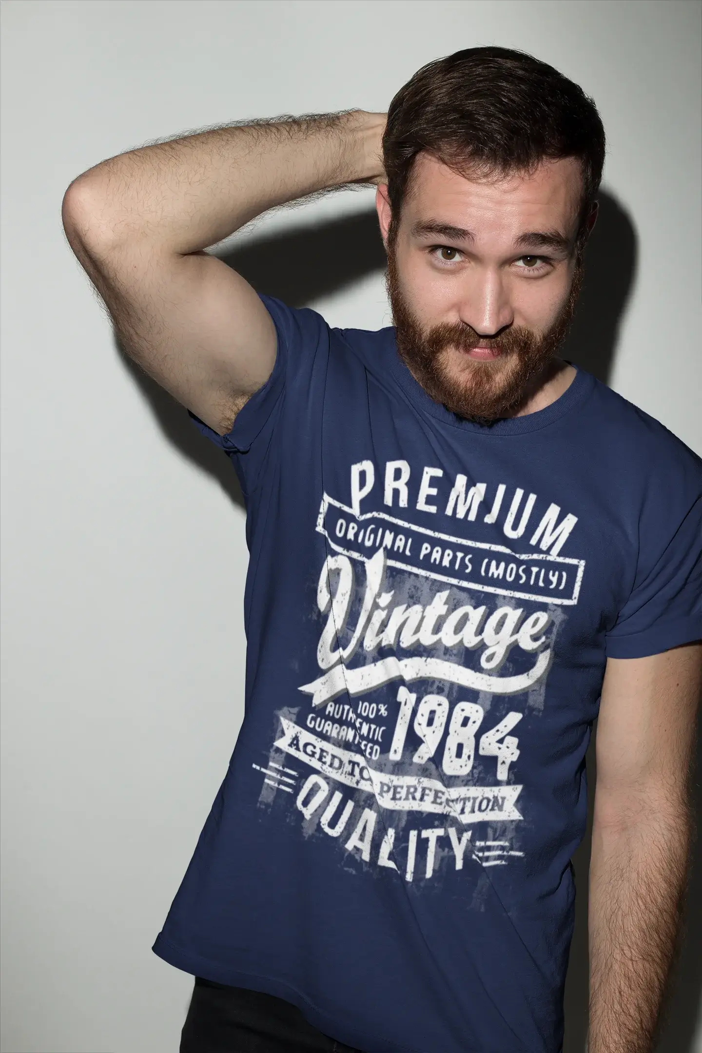 ULTRABASIC - Graphic Men's 1984 Aged to Perfection Birthday Gift T-Shirt