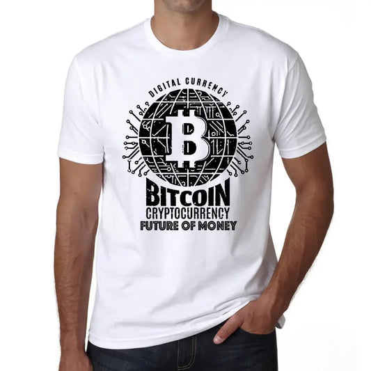 Men's Graphic T-Shirt Bitcoin Future Of Money Hodl Btc Crypto Eco-Friendly Limited Edition Short Sleeve Tee-Shirt Vintage Birthday Gift Novelty