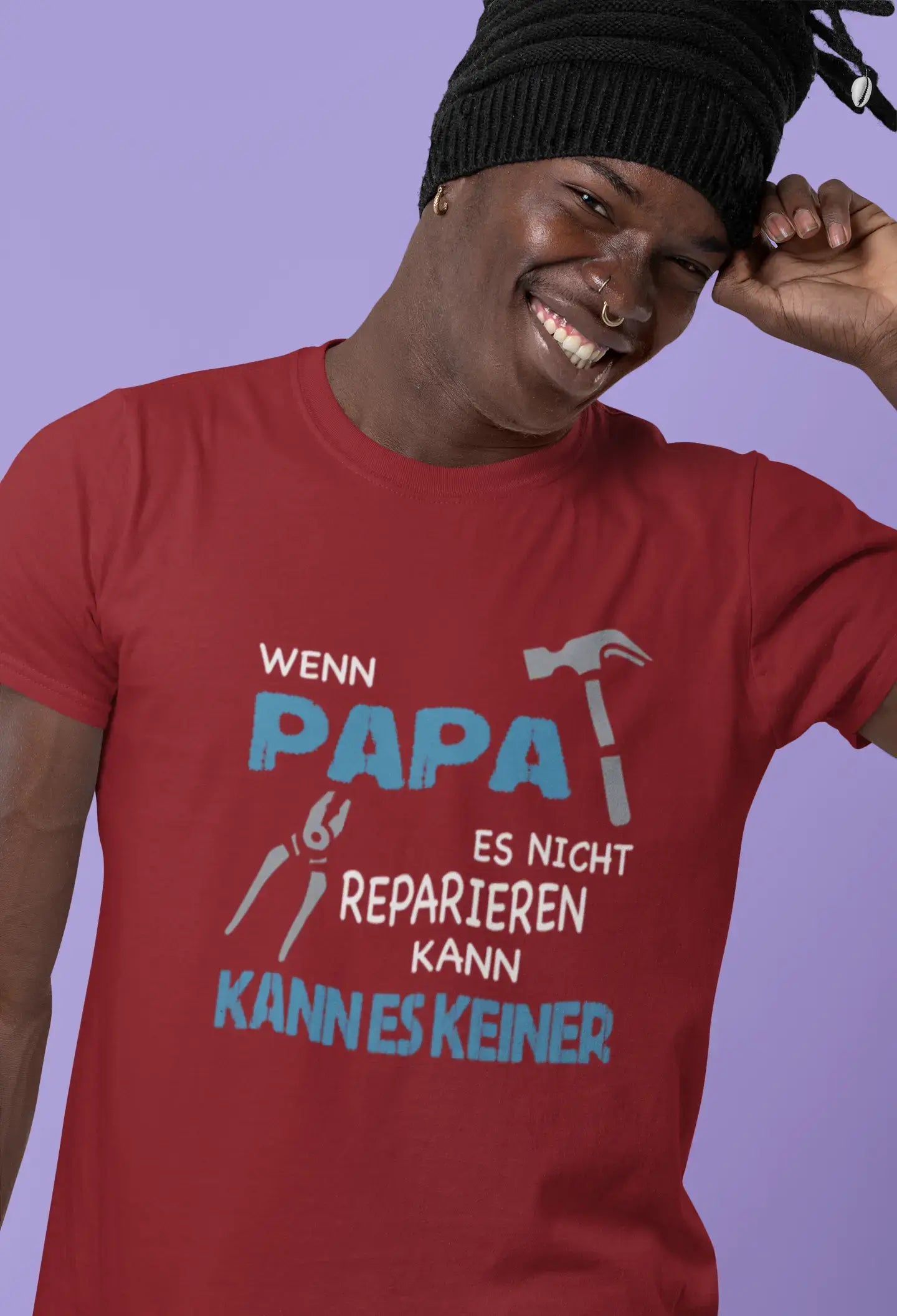 Men's Graphic T-Shirt Wenn Papa es Nicht Reparieren kann Gift Idea