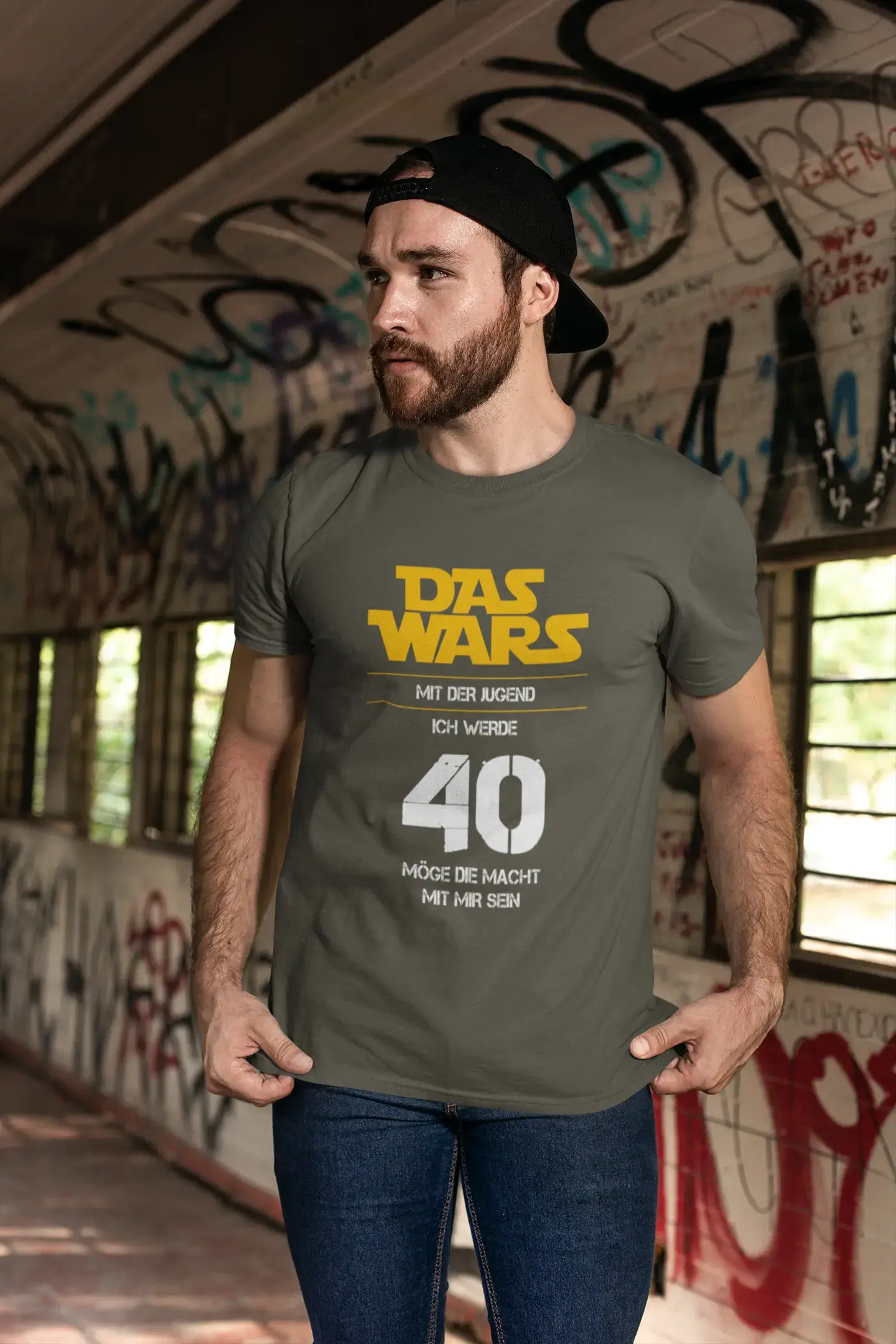 Men's Graphic T-Shirt 40 Jahre Alt, Das wars mit der Jugend Gift Idea