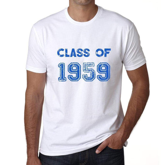 1959, Class of, white, Men's Short Sleeve Round Neck T-shirt 00094 ultrabasic-com.myshopify.com