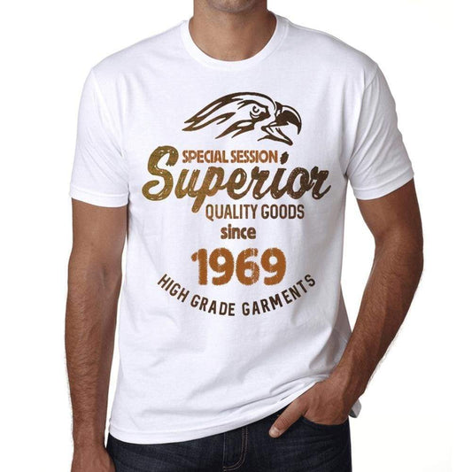 1969, Special Session Superior Since 1969 Mens T-shirt White Birthday Gift 00522 - ultrabasic-com