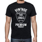 1985 Vintage superior, black, Men's Short Sleeve Round Neck T-shirt 00102 - ultrabasic-com