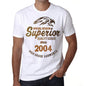 2004 Special Session Superior Since 2004 Mens T-Shirt White Birthday Gift 00522 - White / Xs - Casual