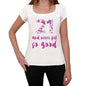 21 And Never Felt So Good, White, Women's Short Sleeve Round Neck T-shirt, Gift T-shirt 00372 - Ultrabasic