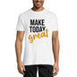 ULTRABASIC Graphic Men's T-Shirt Make Today Great - Summer Shirt - Good Vibes