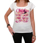36 Chester City With Number Womens Short Sleeve Round White T-Shirt 00008 - Casual
