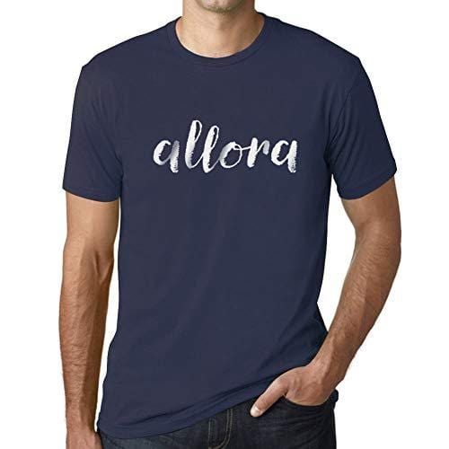 Ultrabasic - Homme T-Shirt Graphique Allora French Marine
